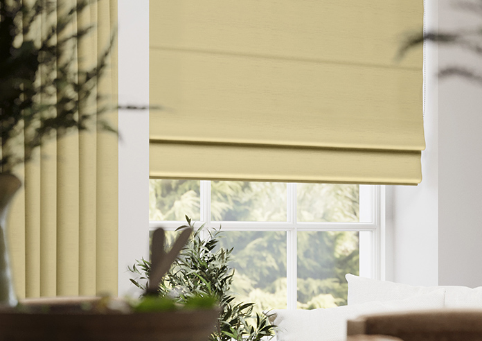 Shima Faux Silk, Linen - Roman Blind - Image 5